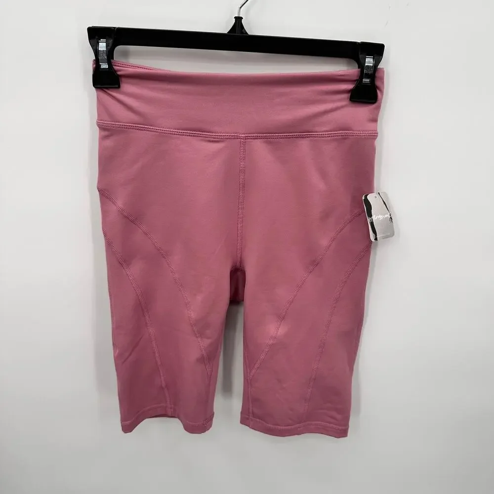 FREE PEOPLE FP Movemenet NWT Biker Baby Shorts in Frosted Berry // XS - Picture 4 of 10